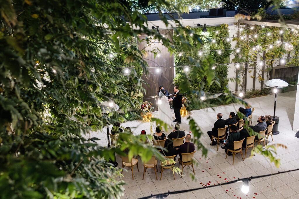 Intimate micro wedding at Hart & Main in Newhall CA